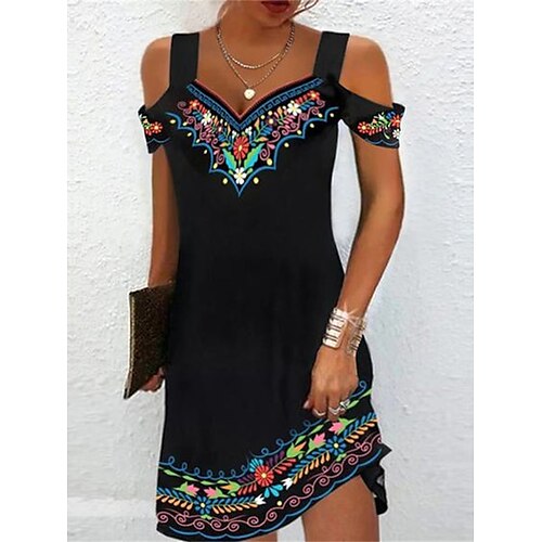 Per donna Vestito casual Abito etnico Abito estivo Floreale Tribale Stampa A V Mini abito Attivo Di tendenza Esterno Giornaliero Manica corta Standard Nero Primavera Estate S M L XL XXL
Per donna Vestito casual Abito etnico Abito estivo Floreale Tribale Stampa A V Mini abito Attivo Di tendenza Esterno Giornaliero Manica corta Standard Nero Primavera Estate S M L XL XXL