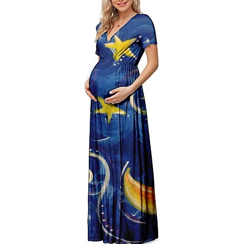 kvinners barselgenser kjole fritidsgenser kjole a line genser kjole galakse lang genser kjole maxi genser kjole kortermet print v-hals romantisk daglig svart blå vår sommer s m l xl xxl
kvinners barselgenser kjole fritidsgenser kjole a line genser kjole galakse lang genser kjole maxi genser kjole kortermet print v-hals romantisk daglig svart blå vår sommer s m l xl xxl