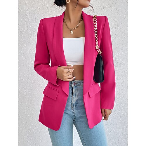 Dame Blazer utendørs Lomme عادي Vindtett Mote Normal Yttertøy Langermet Vår Lyseblå S
Dame Blazer utendørs Lomme عادي Vindtett Mote Normal Yttertøy Langermet Vår Lyseblå S