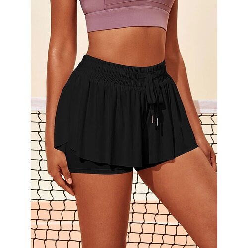 Dame Løpeshorts Gymshorts 2 i 1 Delt Skjorte Atletisk Spandex comfy Pustende Myk Yoga & Danse Sko Trening Treningsøkt Sports Sportsklær Ensfarget Svart Rosa Militærgrønn
Dame Løpeshorts Gymshorts 2 i 1 Delt Skjorte Atletisk Spandex comfy Pustende Myk Yoga & Danse Sko Trening Treningsøkt Sports Sportsklær Ensfarget Svart Rosa Militærgrønn