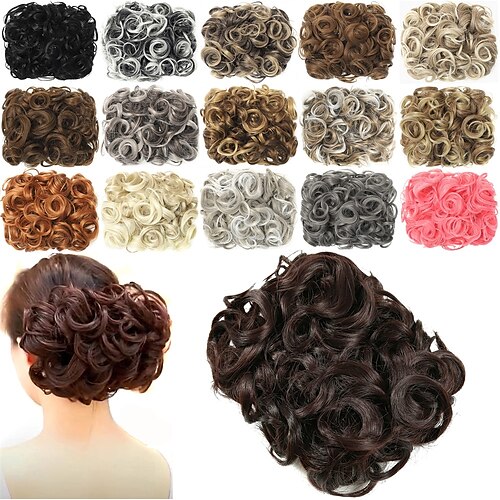 scrunchies corti disordinati vassoio di rete elastica chignon pettini di plastica parrucchino updo ricci capelli sintetici estensione del panino piatto elasticizzato facile coda di cavallo pezzo di
scrunchies corti disordinati vassoio di rete elastica chignon pettini di plastica parrucchino updo ricci capelli sintetici estensione del panino piatto elasticizzato facile coda di cavallo pezzo di