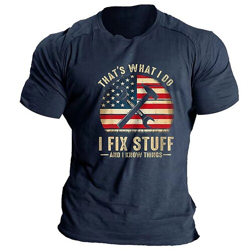 Herre T skjorte Sitater og uttrykk Amerikansk flagg Grafisk T-skjorte bokstavtrykk Crewneck Varm stempling Klær Fritid
Herre T skjorte Sitater og uttrykk Amerikansk flagg Grafisk T-skjorte bokstavtrykk Crewneck Varm stempling Klær Fritid