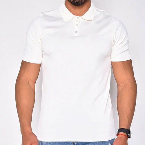 Per uomo Camicia POLO Esterno Informale Collo a polo Manica corta Streetwear Moda Tinta unica Liscio Pulsante frontale Estate Standard Blu chiaro blu navy Nero Bianco Rosso Viola Camicia
Per uomo Camicia POLO Esterno Informale Collo a polo Manica corta Streetwear Moda Tinta unica Liscio Pulsante frontale Estate Standard Blu chiaro blu navy Nero Bianco Rosso Viola Camicia