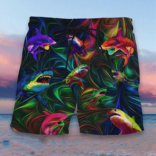 Per uomo Pantaloncini da mare Boxer da mare Boxer da surf Pantaloncini da spiaggia A cordoncino con fodera in rete Vita elastica Squalo Stampe astratte Asciugatura rapida Breve Informale Giornaliero
Per uomo Pantaloncini da mare Boxer da mare Boxer da surf Pantaloncini da spiaggia A cordoncino con fodera in rete Vita elastica Squalo Stampe astratte Asciugatura rapida Breve Informale Giornaliero