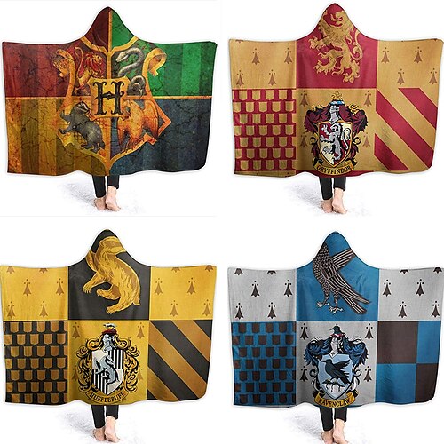Hogwarts Schule für Hexerei und Zauberei Kapuzendecke tragbare Flanell-Überwurfdecke Magic Castle Schulabzeichen Eimer mit Kapuze
Hogwarts Schule für Hexerei und Zauberei Kapuzendecke tragbare Flanell-Überwurfdecke Magic Castle Schulabzeichen Eimer mit Kapuze