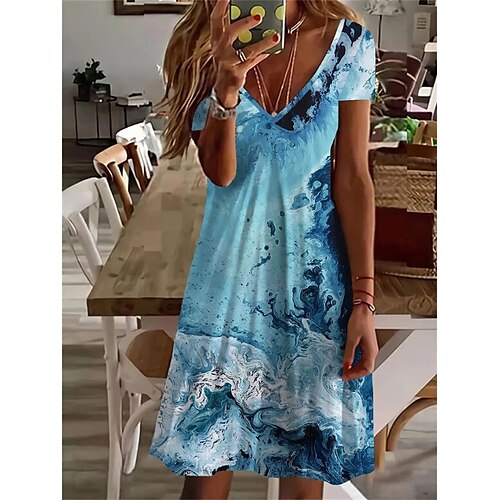 Dame Uformell kjole Skiftkjole Print kjole Geometrisk Trykt mønster V-hals Mini kjole Aktiv Mote utendørs Daglig Kortermet Løstsittende Blå Mørkeblå Lyseblå Vår Sommer S M L XL XXL
Dame Uformell kjole Skiftkjole Print kjole Geometrisk Trykt mønster V-hals Mini kjole Aktiv Mote utendørs Daglig Kortermet Løstsittende Blå Mørkeblå Lyseblå Vår Sommer S M L XL XXL