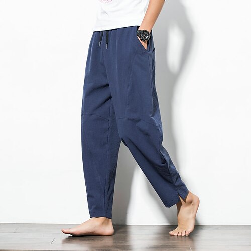 Per uomo Pantaloni di lino Pantaloni Pantaloni estivi Pantaloni da spiaggia Dritto Tasche Vita elastica Tinta unica Comfort Traspirante Alla caviglia Giornaliero Per uscire Misto cotone e lino
Per uomo Pantaloni di lino Pantaloni Pantaloni estivi Pantaloni da spiaggia Dritto Tasche Vita elastica Tinta unica Comfort Traspirante Alla caviglia Giornaliero Per uscire Misto cotone e lino