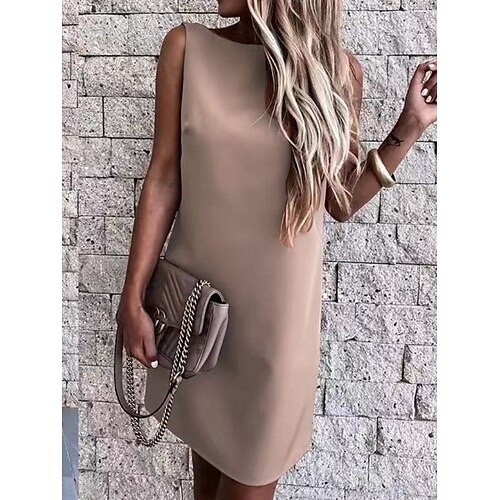 Per donna Vestito casual Abito senza maniche Abito largo Liscio Schiena scoperta Girocollo Vestito longuette Attivo Di tendenza Esterno Giornaliero Senza maniche Standard Nero Vino Cachi Primavera
Per donna Vestito casual Abito senza maniche Abito largo Liscio Schiena scoperta Girocollo Vestito longuette Attivo Di tendenza Esterno Giornaliero Senza maniche Standard Nero Vino Cachi Primavera