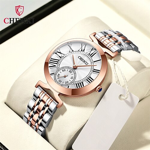 Chenxi novo relógio feminino moda cinto de couro ouro rosa quartzo relógios de pulso para senhoras vestido relógio de pulso relógios de pulso para mulheres
Chenxi novo relógio feminino moda cinto de couro ouro rosa quartzo relógios de pulso para senhoras vestido relógio de pulso relógios de pulso para mulheres