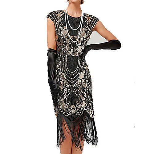 Per donna Retrò 1920s Abito con frange Vestito longuette Feste Evento Con lustrini Nappa Floreale Girocollo Manica corta Taglia piccola Estate Primavera 2023 Oro nero Rosso XS S M L
Per donna Retrò 1920s Abito con frange Vestito longuette Feste Evento Con lustrini Nappa Floreale Girocollo Manica corta Taglia piccola Estate Primavera 2023 Oro nero Rosso XS S M L