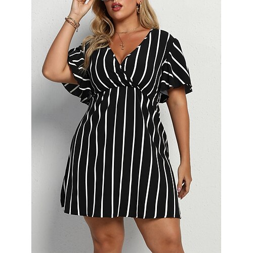 Per donna Plus Size Abito casual Abito linea A Banda Mini abito Manica corta Stampa A V Di tendenza Esterno Verde militare Nero Primavera Estate L XL XXL 3XL 4XL
Per donna Plus Size Abito casual Abito linea A Banda Mini abito Manica corta Stampa A V Di tendenza Esterno Verde militare Nero Primavera Estate L XL XXL 3XL 4XL