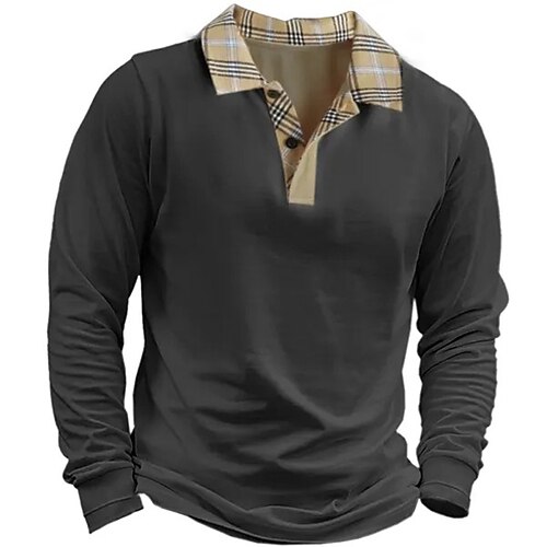 Per uomo POLO Camicia da golf Golf A quadri Stampe astratte Collo ripiegabile Grigio Esterno Strada Manica lunga Bottone giù Stampa Abbigliamento Di tendenza Streetwear Originale Morbido
Per uomo POLO Camicia da golf Golf A quadri Stampe astratte Collo ripiegabile Grigio Esterno Strada Manica lunga Bottone giù Stampa Abbigliamento Di tendenza Streetwear Originale Morbido