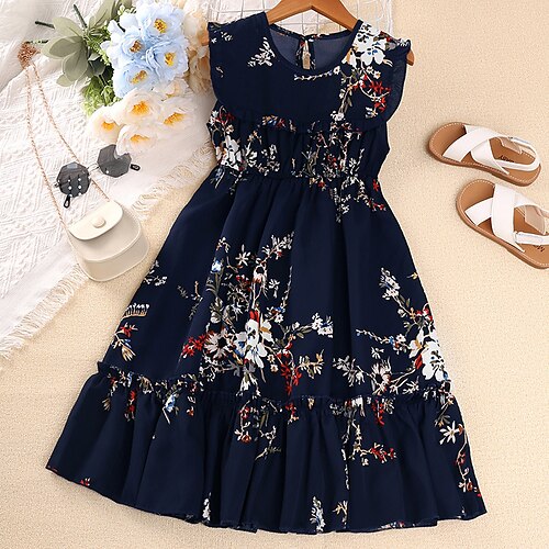 Bambino Da ragazza Vestito Floreale Abito casual Medio Vestito Informale Girocollo Senza maniche Attivo Vestito 4-12 anni Estate Giallo Blu Cammello
Bambino Da ragazza Vestito Floreale Abito casual Medio Vestito Informale Girocollo Senza maniche Attivo Vestito 4-12 anni Estate Giallo Blu Cammello