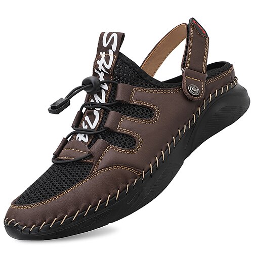 Herre Sandaler Læder sandaler Strandtøfler Udendørs vandreture Sandaler. Afslappet Strandstil udendørs Daglig Nappalæder Net Åndbart Lysebrun Mørkebrun Sort Forår Sommer
Herre Sandaler Læder sandaler Strandtøfler Udendørs vandreture Sandaler. Afslappet Strandstil udendørs Daglig Nappalæder Net Åndbart Lysebrun Mørkebrun Sort Forår Sommer