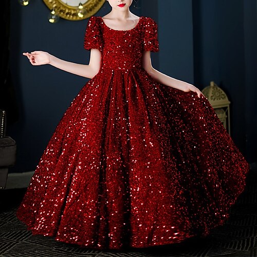 Prinsesse Gulvlengde Blomsterpikekjole Bursdag Jenter Søt ballkjole Polyester / bomullsblanding med Strå Glitrende Passer 3-16 år
Prinsesse Gulvlengde Blomsterpikekjole Bursdag Jenter Søt ballkjole Polyester / bomullsblanding med Strå Glitrende Passer 3-16 år
