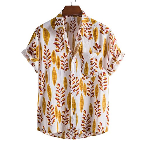 Herre Skjorte Button Up skjorte Sommer skjorte Casual skjorte Lysegul Gul Rød Orange Kortærmet Grafisk Aftæpning Gade Daglig Trykt mønster Tøj Hawaiiansk Stilfuld Afslappet Klassisk
Herre Skjorte Button Up skjorte Sommer skjorte Casual skjorte Lysegul Gul Rød Orange Kortærmet Grafisk Aftæpning Gade Daglig Trykt mønster Tøj Hawaiiansk Stilfuld Afslappet Klassisk