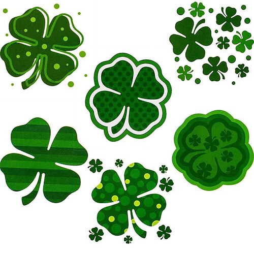 adesivi irlandesi st. patrick 72 pezzi di piccoli adesivi a quattro foglie di trifoglio set di adesivi per tatuaggi per feste di carnevale irlandesi
adesivi irlandesi st. patrick 72 pezzi di piccoli adesivi a quattro foglie di trifoglio set di adesivi per tatuaggi per feste di carnevale irlandesi