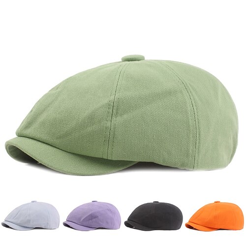 Herre Baret Newsboy Hat Sort Lilla Bomuld Gade Stilfuld Afslappet udendørs Daglig I-byen-tøj Vanlig Solcreme
Herre Baret Newsboy Hat Sort Lilla Bomuld Gade Stilfuld Afslappet udendørs Daglig I-byen-tøj Vanlig Solcreme