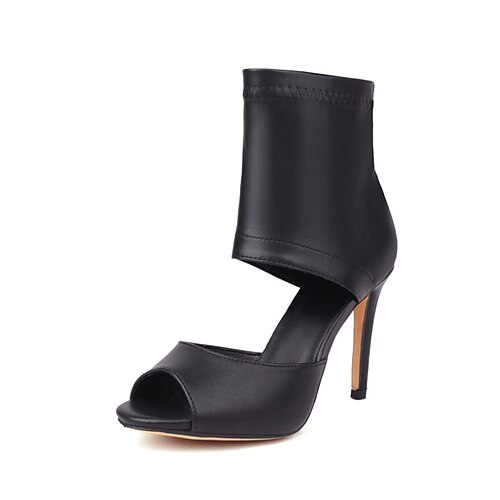 Per donna Sandali Sandali Stivali Stivali estivi Giornaliero Quadrato Punta aperta minimalismo Similpelle Cerniera Tinta unica Nero Beige
Per donna Sandali Sandali Stivali Stivali estivi Giornaliero Quadrato Punta aperta minimalismo Similpelle Cerniera Tinta unica Nero Beige