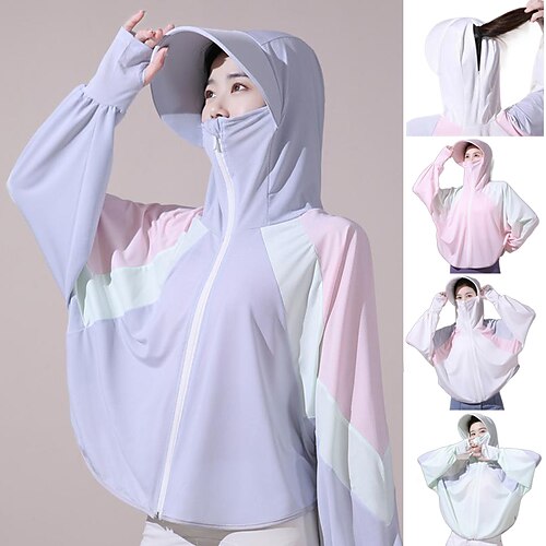 Per donna Giacca con cappuccio Giacca da escursionismo Giubbino anti-vento All'aperto Portatile Protezione solare UV UPF50 Ultra leggero (UL) Soprabiti Trench Superiore Pesca Scalate Spiaggia Bianco
Per donna Giacca con cappuccio Giacca da escursionismo Giubbino anti-vento All'aperto Portatile Protezione solare UV UPF50 Ultra leggero (UL) Soprabiti Trench Superiore Pesca Scalate Spiaggia Bianco