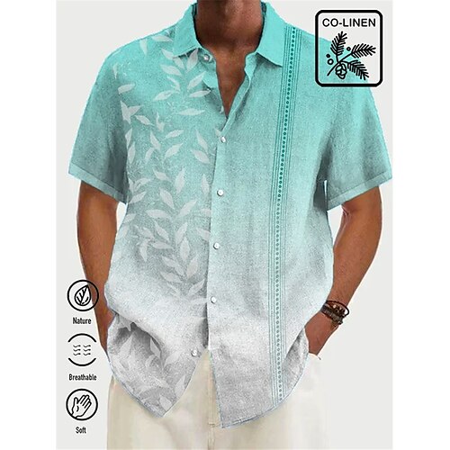 Hombre Camisa camisa hawaiana Degradado Estampados Hojas Cuello Vuelto Azul Piscina Diario Festivos Mangas cortas Abotonar Estampado Ropa Tropical Moda Ropa de calle Hawaiano
Hombre Camisa camisa hawaiana Degradado Estampados Hojas Cuello Vuelto Azul Piscina Diario Festivos Mangas cortas Abotonar Estampado Ropa Tropical Moda Ropa de calle Hawaiano