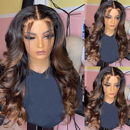 Menneskehår 4X13 Lukning Paryk Gratis del Brasiliansk hår Bølget Flerfarvet Paryk 130% 150% Hår Densitet med baby hår Ombre-hår Fremhævet / Balayage hår 100% Jomfru Pre-Plucked Til Dame parykker til
Menneskehår 4X13 Lukning Paryk Gratis del Brasiliansk hår Bølget Flerfarvet Paryk 130% 150% Hår Densitet med baby hår Ombre-hår Fremhævet / Balayage hår 100% Jomfru Pre-Plucked Til Dame parykker til
