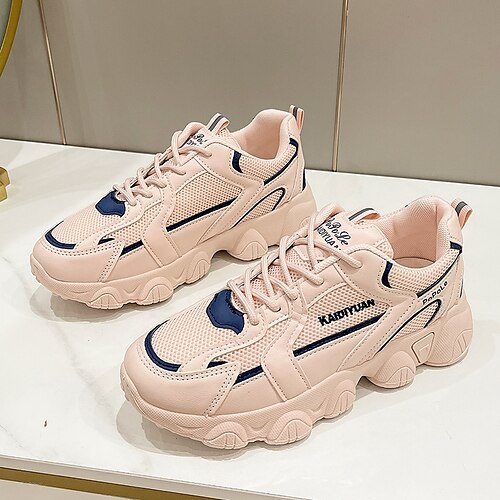 Per donna Scarpe da ginnastica Scarpe da papà Esterno Piatto Punta tonda Collegiale Corsa Cuoio Retato Con lacci intrecciali Rosa Beige
Per donna Scarpe da ginnastica Scarpe da papà Esterno Piatto Punta tonda Collegiale Corsa Cuoio Retato Con lacci intrecciali Rosa Beige