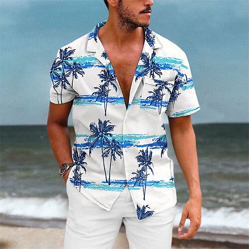 Herre Skjorte Hawaii skjorte Button Up skjorte Sommer skjorte Casual skjorte Blå Brun Grøn Kort Ærme Grafisk Palme træ Aftæpning Gade Ferierejse Knap ned Tøj Afslappet Moderne Moderne Hawaiiansk
Herre Skjorte Hawaii skjorte Button Up skjorte Sommer skjorte Casual skjorte Blå Brun Grøn Kort Ærme Grafisk Palme træ Aftæpning Gade Ferierejse Knap ned Tøj Afslappet Moderne Moderne Hawaiiansk