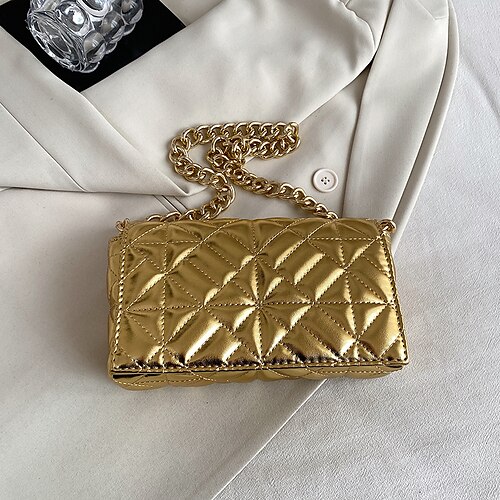 Per donna Evening Bag Borsa a tracolla pelle sintetica Feste Giornaliero Bottoni Impermeabile Duraturo Tinta unica Argento Nero Blu
Per donna Evening Bag Borsa a tracolla pelle sintetica Feste Giornaliero Bottoni Impermeabile Duraturo Tinta unica Argento Nero Blu