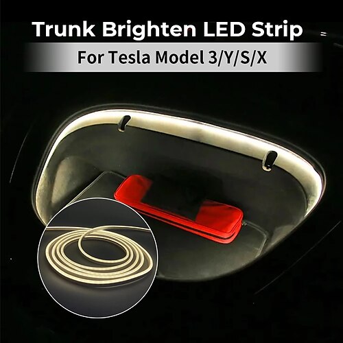 1 stk bil led dekorasjonslys lyser opp led stripe modifisert belysning for tesla modell 3 y s x 5m vanntett fleksibel front bagasjerom silikon lys
1 stk bil led dekorasjonslys lyser opp led stripe modifisert belysning for tesla modell 3 y s x 5m vanntett fleksibel front bagasjerom silikon lys
