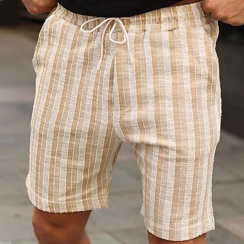 Hombre Pantalón corto Pantalones cortos de verano Pantalones cortos de playa Pantalones cortos holgados Bolsillo Correa Cintura elástica Raya Exterior Diario Noche Ropa de calle Elegante Azul Piscina
Hombre Pantalón corto Pantalones cortos de verano Pantalones cortos de playa Pantalones cortos holgados Bolsillo Correa Cintura elástica Raya Exterior Diario Noche Ropa de calle Elegante Azul Piscina