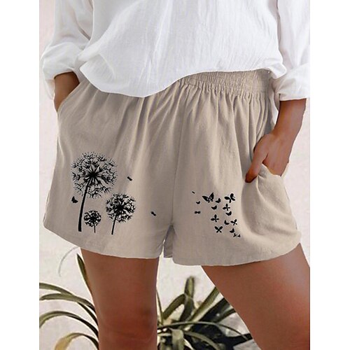 Dame Shorts Bomull og lin Rød Blå Grønn Fritid Avslappet Dagligdagstøy Kort Pusteevne Sommerfugl S M L XL 2XL
Dame Shorts Bomull og lin Rød Blå Grønn Fritid Avslappet Dagligdagstøy Kort Pusteevne Sommerfugl S M L XL 2XL