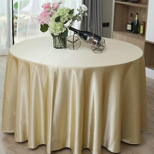 Wedding Decor Tablecloth Round Satin Table Cloth Cover for Hotel Restrant Dining,Table Cloth for Harvest, Xmas Holiday, Winter, and Parties
Wedding Decor Tablecloth Round Satin Table Cloth Cover for Hotel Restrant Dining,Table Cloth for Harvest, Xmas Holiday, Winter, and Parties