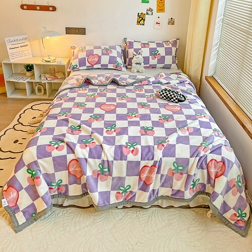 Blankets Throws, Letter / Fruit Flannel Toison Warmer Soft Comfy Blankets
Blankets Throws, Letter / Fruit Flannel Toison Warmer Soft Comfy Blankets