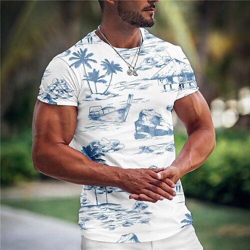 Per uomo maglietta Magliette Pop art Albero di cocco Girocollo Abbigliamento Stampa 3D Esterno Informale Manica corta Stampa Di tendenza Hawaiano Originale
Per uomo maglietta Magliette Pop art Albero di cocco Girocollo Abbigliamento Stampa 3D Esterno Informale Manica corta Stampa Di tendenza Hawaiano Originale