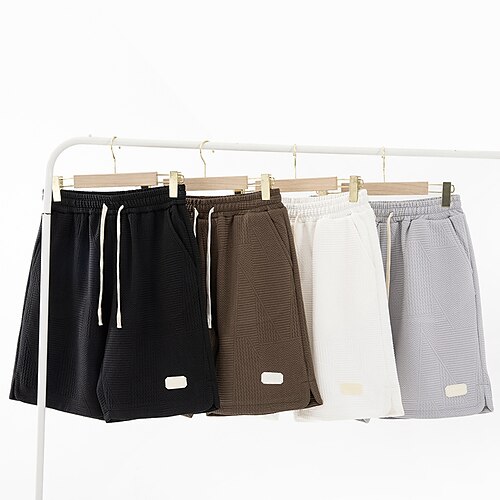 Herre Casual shorts Lomme Snørelukning Elastisk Talje Vanlig Komfort Åndbart Knælængde Afslappet Daglig Mode Gade Sort Beige
Herre Casual shorts Lomme Snørelukning Elastisk Talje Vanlig Komfort Åndbart Knælængde Afslappet Daglig Mode Gade Sort Beige