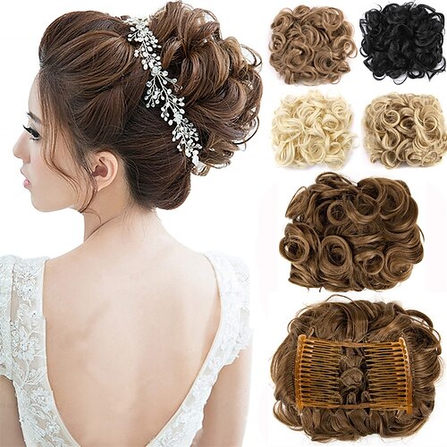 estensioni chignon di capelli ricci disordinati updo parrucchino chignon pettini per capelli elasticizzati facili clip nelle estensioni della coda di cavallo
estensioni chignon di capelli ricci disordinati updo parrucchino chignon pettini per capelli elasticizzati facili clip nelle estensioni della coda di cavallo