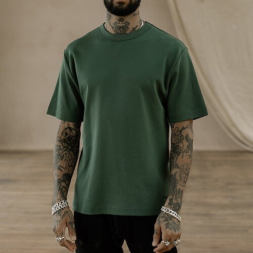 Herre T skjorte Kul skjorte Oversized skjorte T-skjorte عادي Crew-hals utendørs Sport Kortermet Klær 100 % bomull Gatemote Designer Fritid hverdag
Herre T skjorte Kul skjorte Oversized skjorte T-skjorte عادي Crew-hals utendørs Sport Kortermet Klær 100 % bomull Gatemote Designer Fritid hverdag