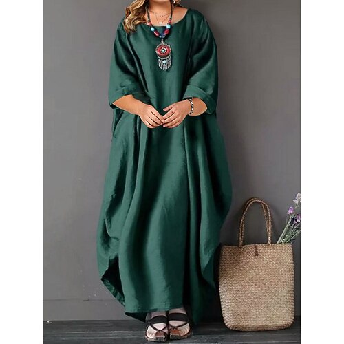 Dame Plusstørrelser Hverdagskjole Linned kjole Hvid kjole Helfarve Lang kjole Maxikjole Langærmet Lomme Rund hals Basale Daglig Hvid Rød Sommer Forår L XL XXL 3XL 4XL
Dame Plusstørrelser Hverdagskjole Linned kjole Hvid kjole Helfarve Lang kjole Maxikjole Langærmet Lomme Rund hals Basale Daglig Hvid Rød Sommer Forår L XL XXL 3XL 4XL