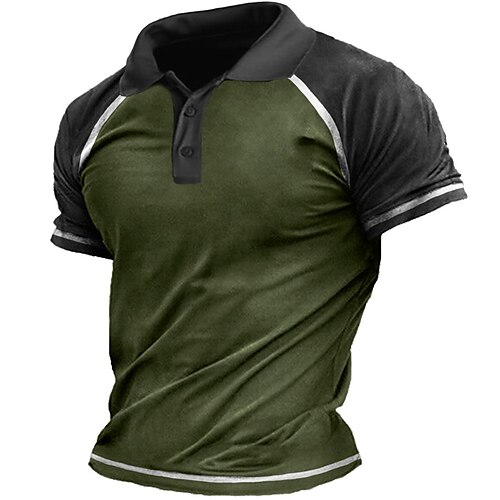 Herre POLO T-skjorte Golf skjorte Bokstaver Grafiske trykk Aftæpning Grønn utendørs Gate Kort Erme Glidelås Trykt mønster Klær Mote Designer Fritid Pustende
Herre POLO T-skjorte Golf skjorte Bokstaver Grafiske trykk Aftæpning Grønn utendørs Gate Kort Erme Glidelås Trykt mønster Klær Mote Designer Fritid Pustende