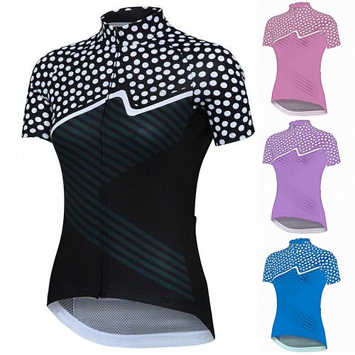 21Grams Femme Maillot Velo Cyclisme Manche Courte Cyclisme Top avec 3 poches arrière VTT Vélo tout terrain Vélo Route Respirable Evacuation de l'humidité Bandes Réfléchissantes Poche arrière Noir
21Grams Femme Maillot Velo Cyclisme Manche Courte Cyclisme Top avec 3 poches arrière VTT Vélo tout terrain Vélo Route Respirable Evacuation de l'humidité Bandes Réfléchissantes Poche arrière Noir