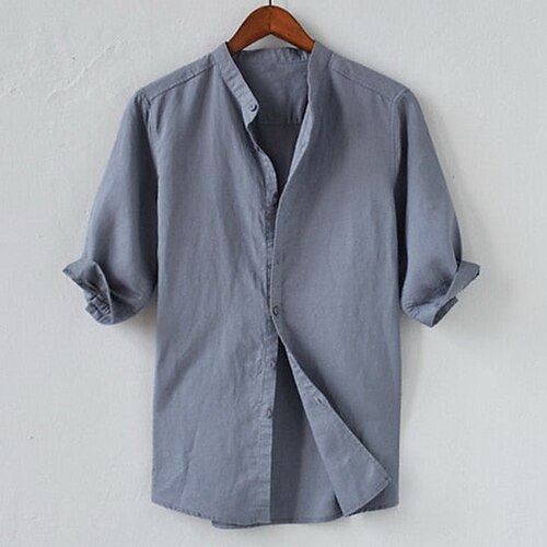 Homme Chemisette Chemise d'été Chemise de plage Blanche Vert Gris Manche Courte Plein Col Eté Casual du quotidien Vêtement Tenue
Homme Chemisette Chemise d'été Chemise de plage Blanche Vert Gris Manche Courte Plein Col Eté Casual du quotidien Vêtement Tenue