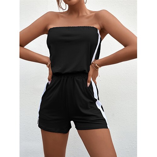 Per donna Tute Schiena scoperta Vita alta A strisce Senza bretelline Attivo Strada Sport Standard Senza maniche Nero Rosa S M L Estate
Per donna Tute Schiena scoperta Vita alta A strisce Senza bretelline Attivo Strada Sport Standard Senza maniche Nero Rosa S M L Estate