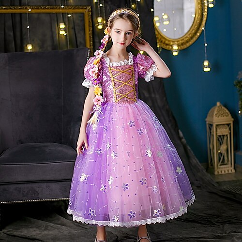 Bambino Da ragazza Vestito da festa Lustrini Fiore decorativo Vestito da festa Medio Vestito Prestazioni Colletto quadrato Manica corta Elegante Vestito 3-10 anni Primavera Viola
Bambino Da ragazza Vestito da festa Lustrini Fiore decorativo Vestito da festa Medio Vestito Prestazioni Colletto quadrato Manica corta Elegante Vestito 3-10 anni Primavera Viola