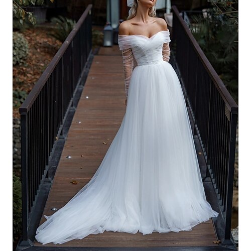Sala Informale Abiti da sposa Strascico da cappella Linea-A Manica lunga Senza spalline Raso Con Fascia / fiocco in vita 2023 Abiti da sposa
Sala Informale Abiti da sposa Strascico da cappella Linea-A Manica lunga Senza spalline Raso Con Fascia / fiocco in vita 2023 Abiti da sposa