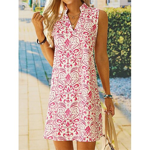 Dame Uformell kjole Skiftkjole Floral kjole Blomstret Trykt mønster V-hals Mini kjole Tropisk Mote utendørs Daglig Ermeløs Normal Rosa Vår Sommer S M L XL XXL
Dame Uformell kjole Skiftkjole Floral kjole Blomstret Trykt mønster V-hals Mini kjole Tropisk Mote utendørs Daglig Ermeløs Normal Rosa Vår Sommer S M L XL XXL