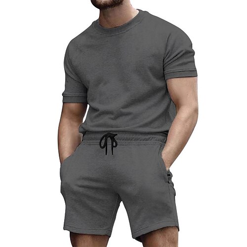 Herre Joggedress sweatsuit 2 deler Atletisk Pustende Fukttransport Myk Trening Løp Jogge Sports Sportsklær Ensfarget Mørkegrå Svart Hvit
Herre Joggedress sweatsuit 2 deler Atletisk Pustende Fukttransport Myk Trening Løp Jogge Sports Sportsklær Ensfarget Mørkegrå Svart Hvit