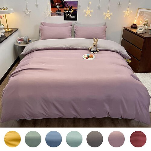 schlichtes King-Size-Bettwäsche-Set Twin Full AB doppelseitige Design-Bettwäsche-Sets Einzel-Doppelbett-Bettbezug-Set Tagesdecke
schlichtes King-Size-Bettwäsche-Set Twin Full AB doppelseitige Design-Bettwäsche-Sets Einzel-Doppelbett-Bettbezug-Set Tagesdecke