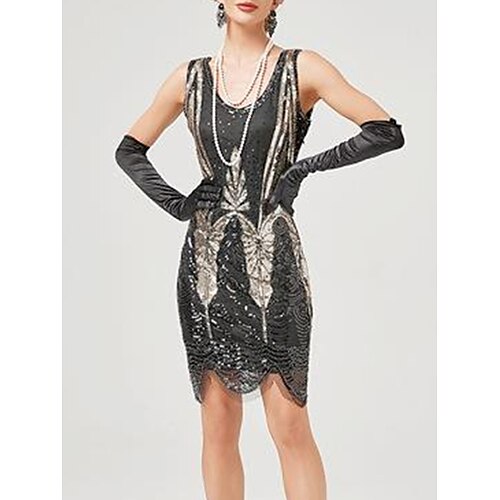Dame Elegant Klassisk Vintage kjole Midikjole Fest udendørs Pailletter Perler Farveblok Rund hals Uden ærmer Tynd Forår Sommer 2023 Sort Guld Sort XS S M L
Dame Elegant Klassisk Vintage kjole Midikjole Fest udendørs Pailletter Perler Farveblok Rund hals Uden ærmer Tynd Forår Sommer 2023 Sort Guld Sort XS S M L