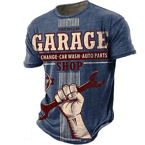 Herre Plusstørrelser T-shirt Stor og høj Grafisk Rund hals Kortærmet Forår sommer Årgang Gade Bekvem Afslappet Sport Toppe
Herre Plusstørrelser T-shirt Stor og høj Grafisk Rund hals Kortærmet Forår sommer Årgang Gade Bekvem Afslappet Sport Toppe